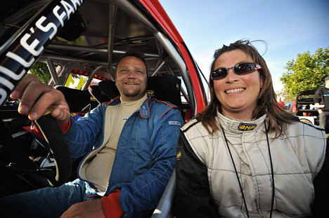 Henning Fabricius og Lone Otto nød et dejligt rally, til en motorskade tvang dem til at stoppe.